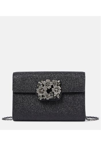 Verzierte Clutch RV Dark Bouquet