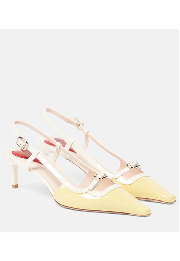 Slingback-Pumps Viv’ Canard aus Leder