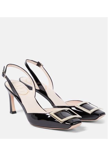 Slingback-Pumps Trompette 70 aus Lackleder