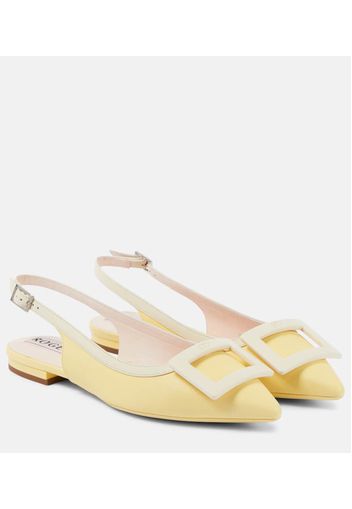 Slingback-Ballerinas Gommettine aus Leder