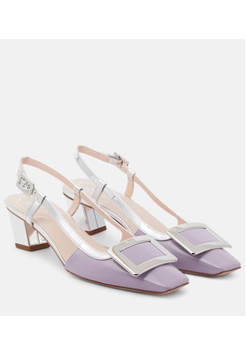 Slingback-Pumps Belle Vivier aus Lackleder