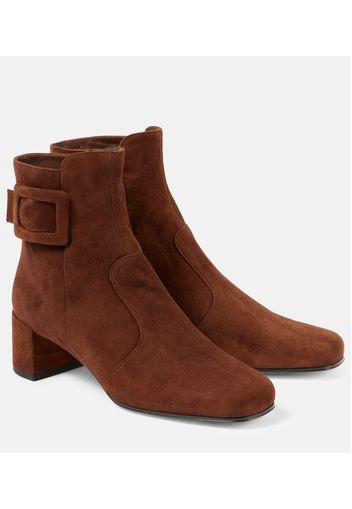 Ankle Boots Tres Vivier Polly aus Veloursleder