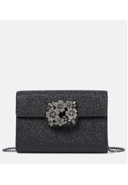 Verzierte Clutch RV Dark Bouquet