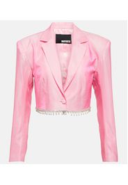 Verzierter Cropped-Blazer