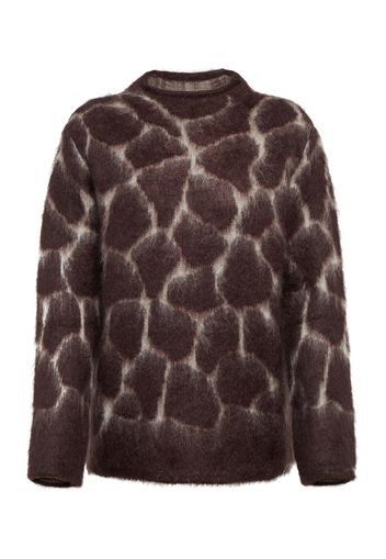 Pullover Giraffa aus einem Mohairgemisch