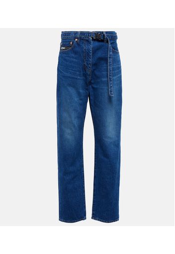 High-Rise Straight Jeans