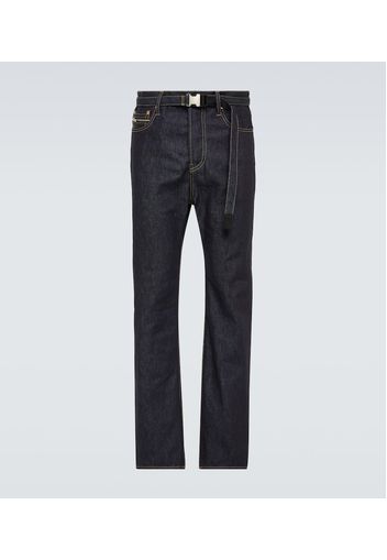 High-Rise Straight Jeans