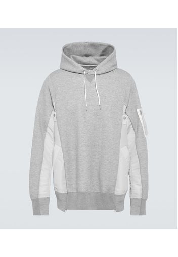 Hoodie aus einem Baumwollgemisch