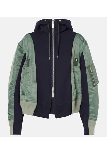 Jacke mit Twill