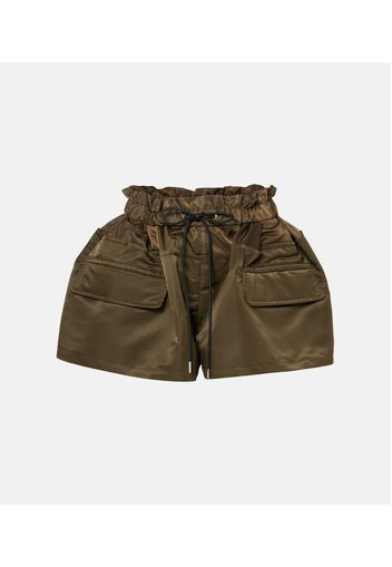 Shorts aus Twill