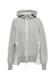 Hoodie aus einem Baumwollgemisch