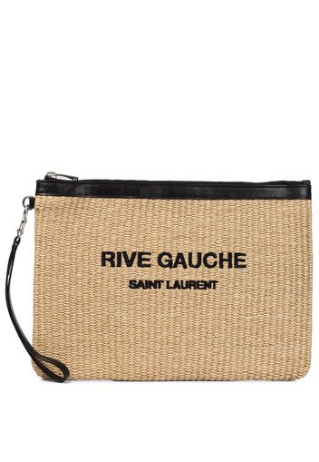 Etui Rive Gauche aus Raffiabast