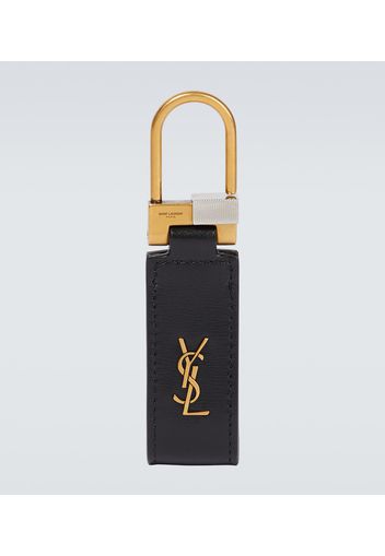 Schlüsselanhänger YSL aus Leder