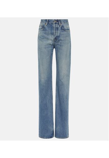 High-Rise Straight Jeans