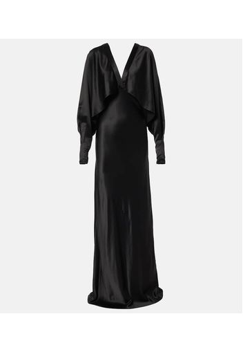 Robe aus Satin