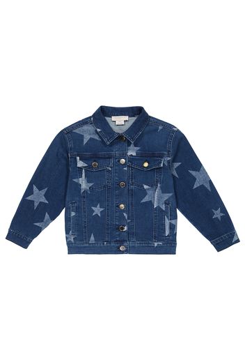 Bedruckte Jeansjacke