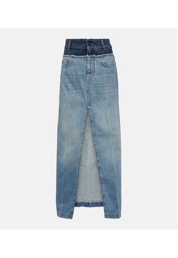 Maxirock aus Denim