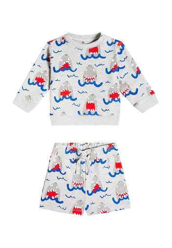 Baby Set aus Sweatshirt und Shorts