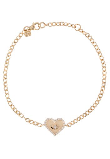 Armband aus 14kt Gelbgold mit Diamanten