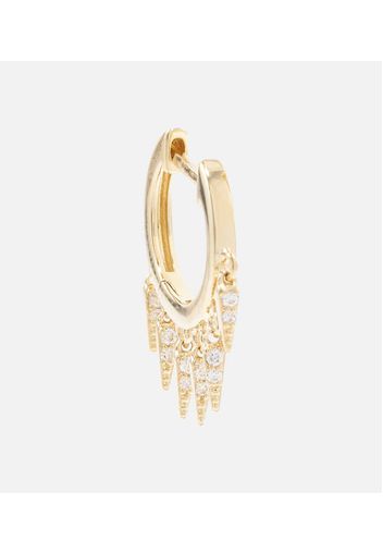 Ohrringe Fringe aus 14kt Gelbgold mit Diamanten