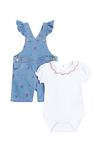 Baby Set aus Latzhose und Body