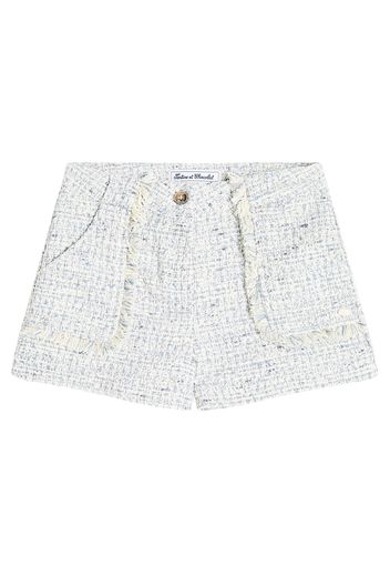 Shorts aus Tweed