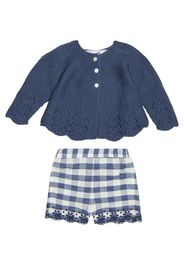 Baby Set aus Cardigan und Shorts