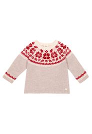 Baby Pullover aus Jacquard