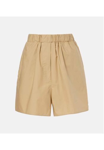 High-Rise Shorts Lui aus Baumwolle