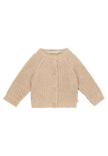 Baby Cardigan Easy Rib aus einem Wollgemisch