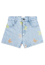 Bestickte Jeansshorts Burbank