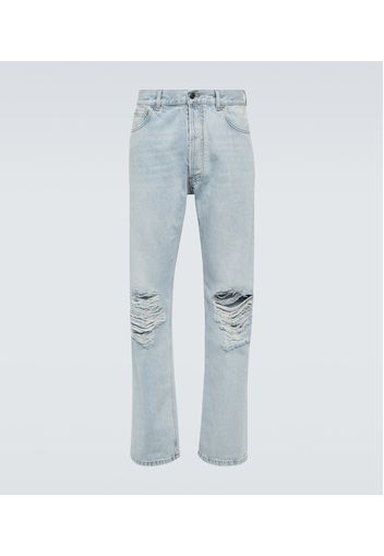 Distressed Straight Jeans Burted