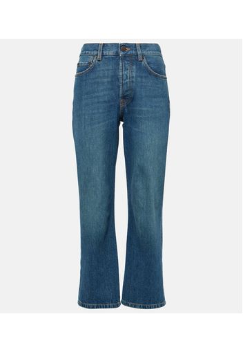 Mid-Rise Straight Cropped Jeans Lesley