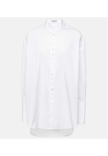 Oversize-Hemd aus Baumwollpopeline