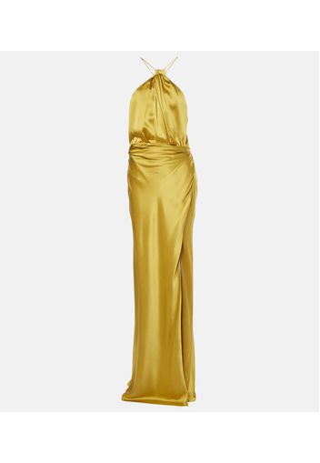 Robe aus Satin