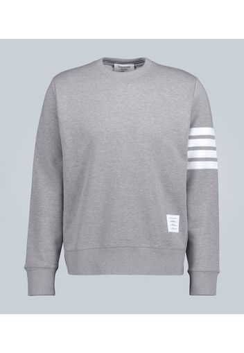 Baumwollsweatshirt mit Streifen