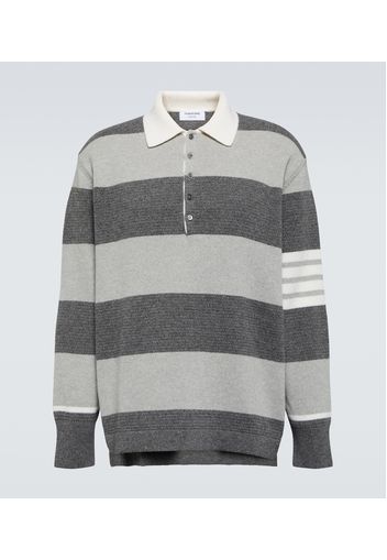 Polopullover aus Jacquard-Strick