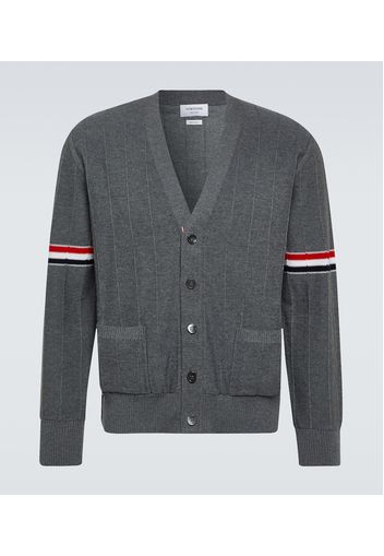 Cardigan RWB Stripe aus Schurwolle