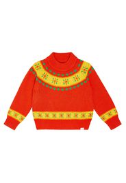 Pullover Folky aus Baumwolle und Wolle