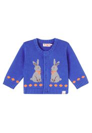 Baby Cardigan Rabbits aus Baumwolle und Wolle