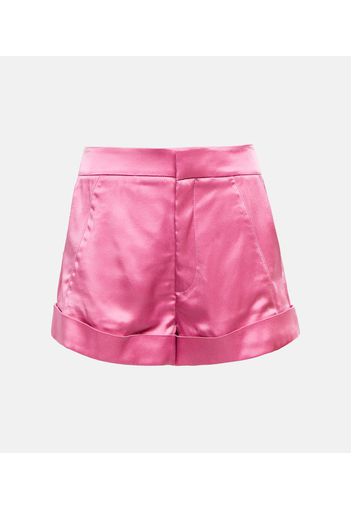 Shorts aus Satin