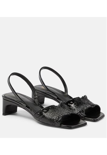 Sandalen The Gathered Scoop-Heel aus Leder