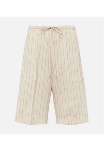 Shorts aus Twill