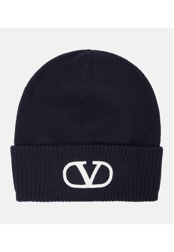 Beanie VLogo aus Schurwolle