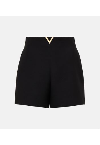 Shorts VGold aus Wolle und Seide