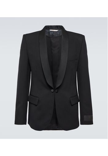 Einreihiger Blazer aus Wolle