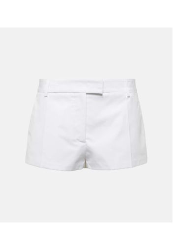 Shorts aus Baumwollpopeline