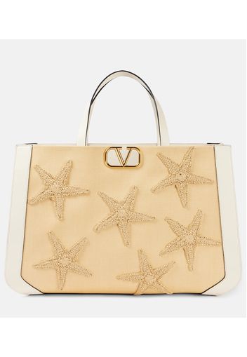 Tote VLogo Starfish Large mit Leder