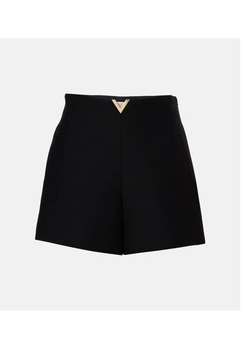 Shorts VGold aus Crepe Couture