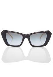 Verzierte Cat-Eye-Sonnenbrille